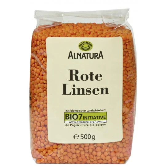 Bio Rote Linsen 500G 1 Bio Rote Linsen 500G