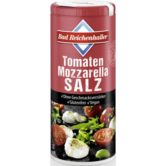Reichenhaller Mozzarella Tomaten Salz 90G 1 Reichenhaller Mozzarella Tomaten Salz 90G