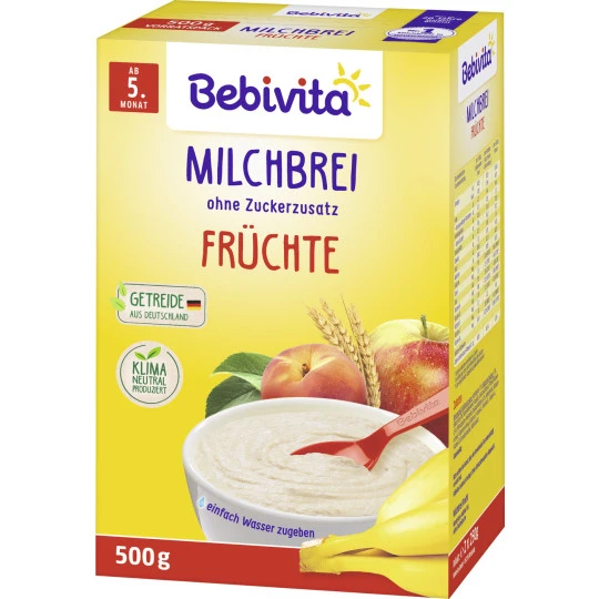 Milchbrei Früchte Ab 5.Monat 500G 1 Milchbrei Früchte Ab 5.Monat 500G