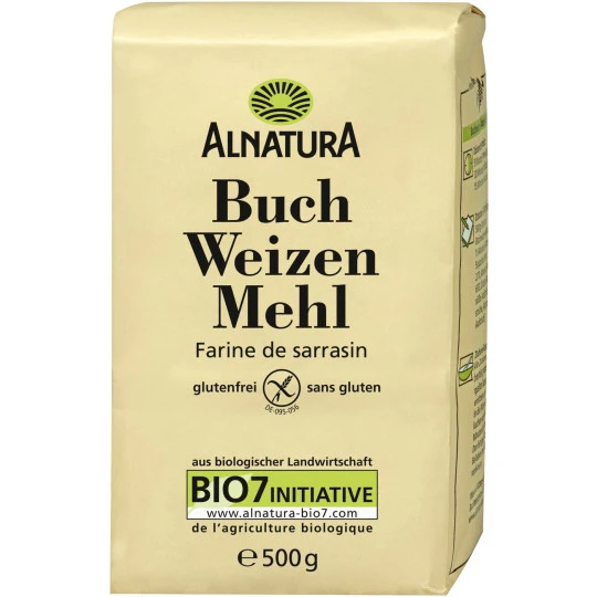 Bio Buchweizenmehl 500G 1 Bio Buchweizenmehl 500G