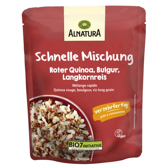 Bio Schnelle Mischung Roter Quinoa,Bulgur, Langkornreis 250G 1 Bio Schnelle Mischung Roter Quinoa,Bulgur, Langkornreis 250G