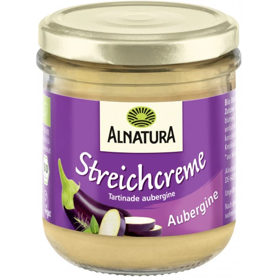 Alnatura Streichcreme Aubergine 180G 1 Alnatura Streichcreme Aubergine 180G