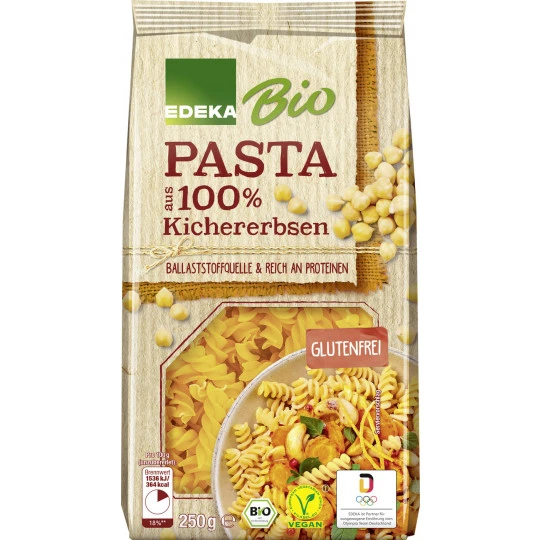 Bio Fusilli Kichererbsen 250G 1 Bio Fusilli Kichererbsen 250G