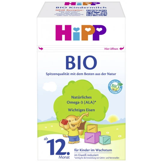 Hipp Bio Kindermilch Ab Dem 12.Monat 600G 1 Hipp Bio Kindermilch Ab Dem 12.Monat 600G