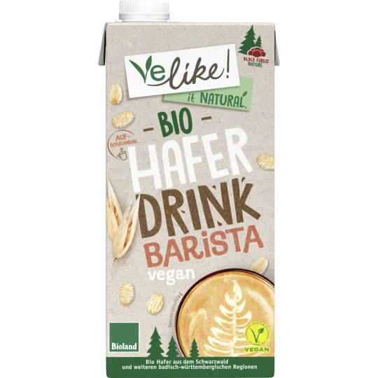 Bioland Haferdrink Barista Vegan 1L 1 Bioland Haferdrink Barista Vegan 1L