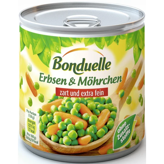 Erbsen & Möhrchen Zart Und Extra Fein 400G 1 Erbsen & Möhrchen Zart Und Extra Fein 400G
