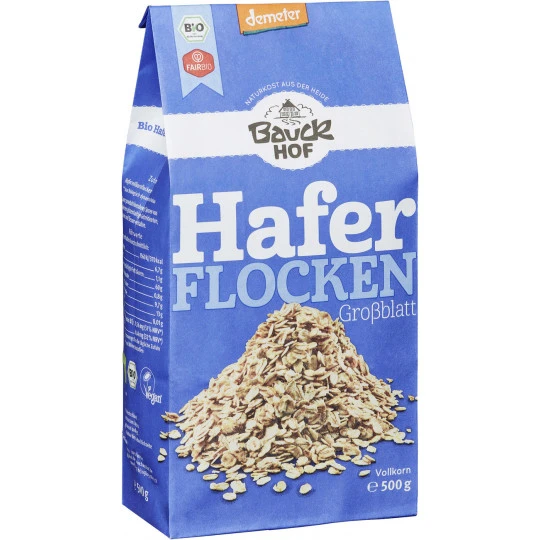 Demeter Bio Haferflocken Großblatt 500G 1 Demeter Bio Haferflocken Großblatt 500G