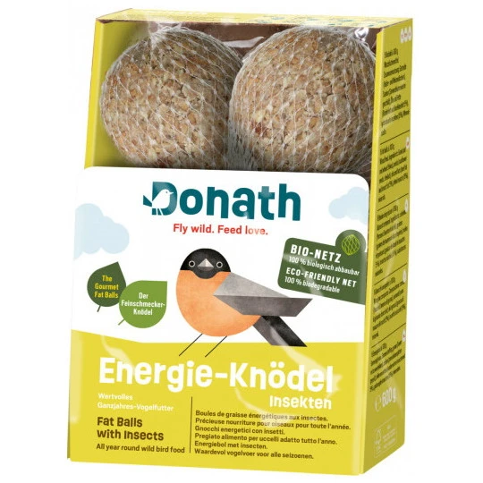 Vogelfutter Energie Knödel Insekten Bio-Netz 600G 1 Vogelfutter Energie Knödel Insekten Bio-Netz 600G