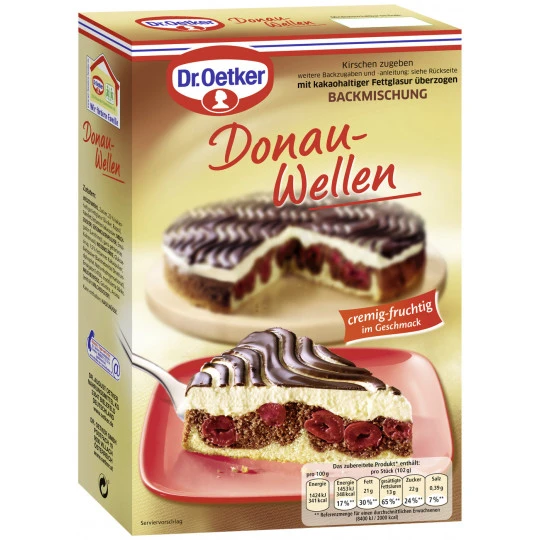Dr. Oetker Backmischung Donauwelle 480G 1 Dr. Oetker Backmischung Donauwelle 480G