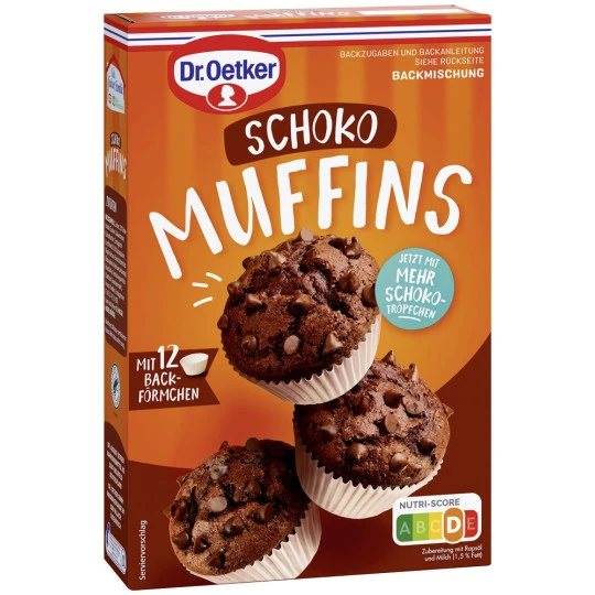 Dr. Oetker Schoko Muffins 345G 1 Dr. Oetker Schoko Muffins 345G