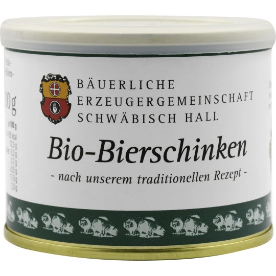 Erzeugergemeinschaft Schwäbisch Hall Bio-Bierschinken 200G 1 Erzeugergemeinschaft Schwäbisch Hall Bio-Bierschinken 200G