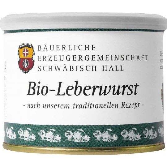 Erzeugergemeinschaft Schwäbisch Hall Bio-Leberwurst 200G 1 Erzeugergemeinschaft Schwäbisch Hall Bio-Leberwurst 200G