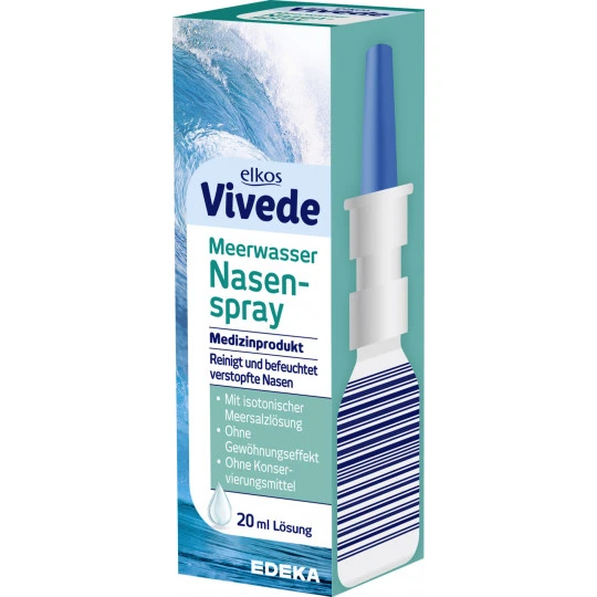 Vevide Meerwasser Nasenspray 20ML 1 Vevide Meerwasser Nasenspray 20ML