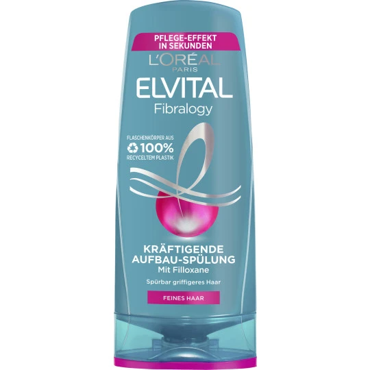 L'Oreal Elvital Fibralogy Kräftigende Aufbau-Spülung 250ML 1 L'Oreal Elvital Fibralogy Kräftigende Aufbau-Spülung 250ML