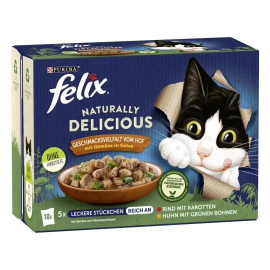 Felix Naturally Delicious Vom Hof 10x80G 1 Felix Naturally Delicious Vom Hof 10x80G