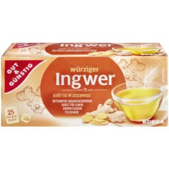 &Günstig Ingwer Tee 25ST 50G