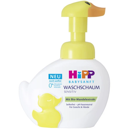 Hipp Babysanft Waschschaum Sensitiv 250ML 1 Hipp Babysanft Waschschaum Sensitiv 250ML