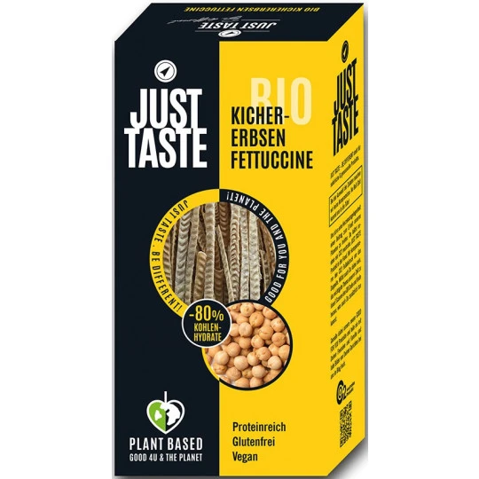 Taste Bio Kichererbsen Fettuccine 250G 1 Taste Bio Kichererbsen Fettuccine 250G
