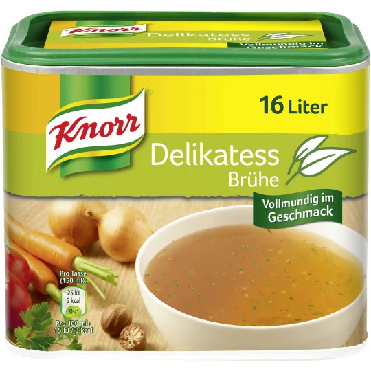 Knorr Delikatess Brühe Für 16L 329G 1 Knorr Delikatess Brühe Für 16L 329G