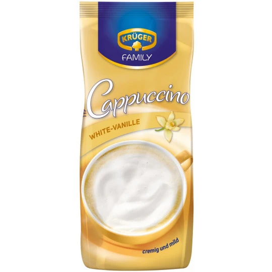 Family Cappuccino White-Vanille Im Nachfüllbeutel 500G 1 Family Cappuccino White-Vanille Im Nachfüllbeutel 500G