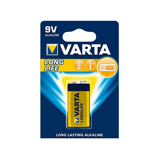 Varta Longlife 9V E-Block Batterie Type 4122 1 Varta Longlife 9V E-Block Batterie Type 4122