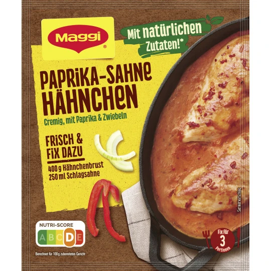 Paprika Sahne Hähnchen 31G 1 Paprika Sahne Hähnchen 31G