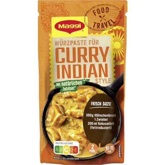 Food Travel Curry Indian Style 65G 1 Food Travel Curry Indian Style 65G