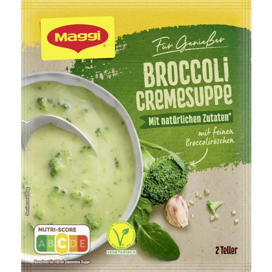 Für Genießer Broccoli Creme-Suppe Ergibt 500ML 1 Für Genießer Broccoli Creme-Suppe Ergibt 500ML
