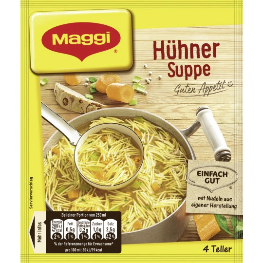 Guten Appetit! Hühner Suppe Ergibt 1L 1 Guten Appetit! Hühner Suppe Ergibt 1L
