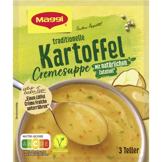 Guten Appetit Traditionelle Kartoffel Cremesuppe Ergibt 750ML 1 Guten Appetit Traditionelle Kartoffel Cremesuppe Ergibt 750ML