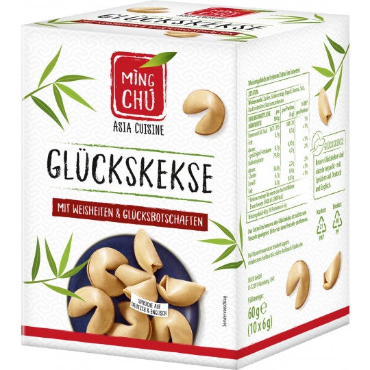 Chu Glückskekse 60G 1 Chu Glückskekse 60G