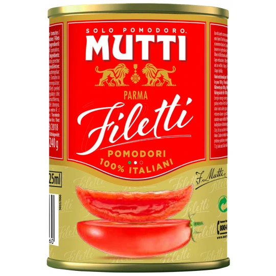 Filetti Pomodori Tomatenviertel 400G 1 Filetti Pomodori Tomatenviertel 400G