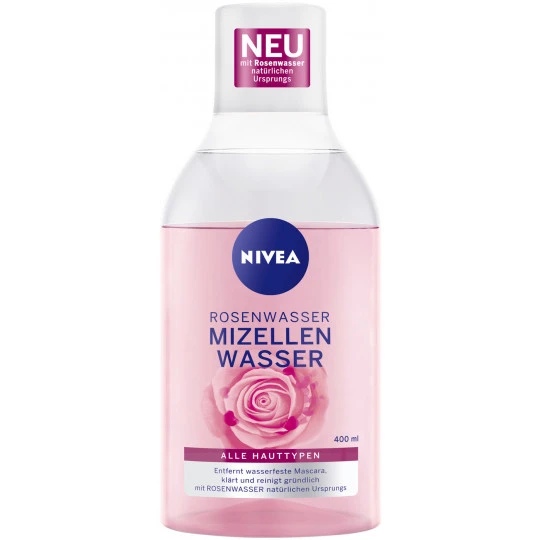 NIVEA Rosenwasser Mizellenwasser 400ML 1 NIVEA Rosenwasser Mizellenwasser 400ML