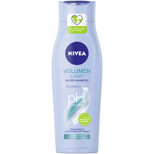 NIVEA Volumen & Kraft Mildes Shampoo PH Balance 250ML 1 NIVEA Volumen & Kraft Mildes Shampoo PH Balance 250ML