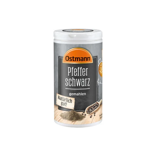 Pfeffer Schwarz Gemahlen 40G 1 Pfeffer Schwarz Gemahlen 40G