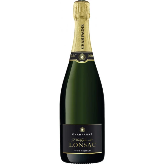 De Lonsac Champagner Brut Premium 0,75l 1 De Lonsac Champagner Brut Premium 0,75l