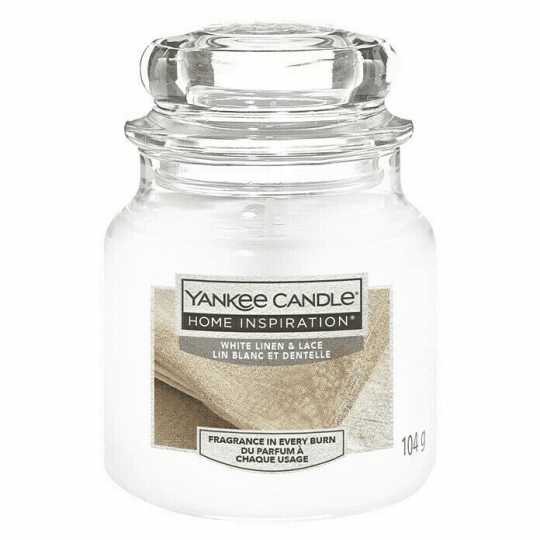 Candle Home Inspiration Duftkerze White Linen & Lace 340G 1 Candle Home Inspiration Duftkerze White Linen & Lace 340G