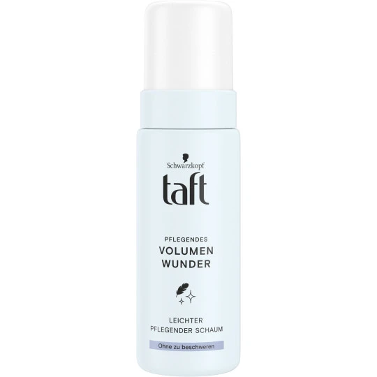 Schwarzkopf Taft Pflegendes Volumen Wunder Schaumfestiger 150ML 1 Schwarzkopf Taft Pflegendes Volumen Wunder Schaumfestiger 150ML