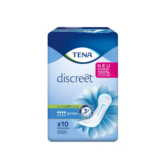 TENA Discreet Extra Einlagen 10ST 1 TENA Discreet Extra Einlagen 10ST