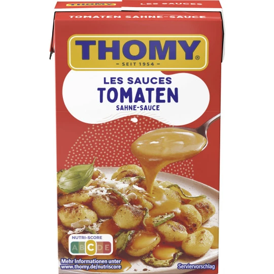 Les Sauces Tomaten Sahne-Sauce 250ML 1 Les Sauces Tomaten Sahne-Sauce 250ML